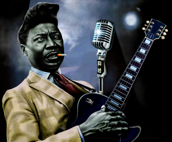 muddy waters - chicago electric blues king guitar player