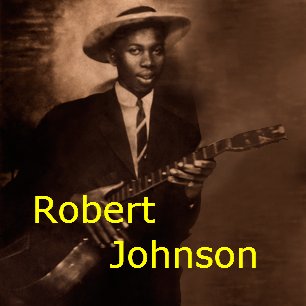 robert johnson-delta blues guitar player